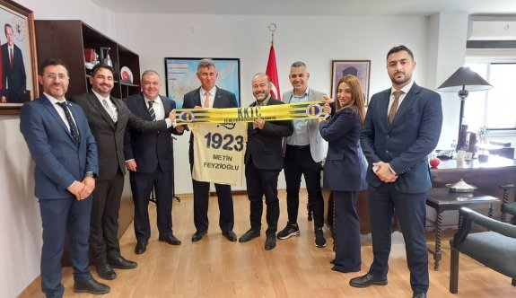 KKTC Fenerbahçeliler Derneği, Feyzioğlu’nu ziyaret etti
