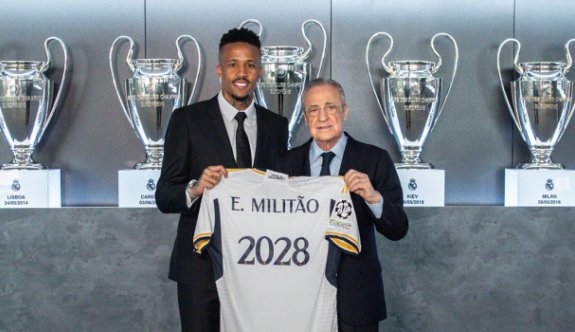 Militao 2028'e kadar Real Madrid'de