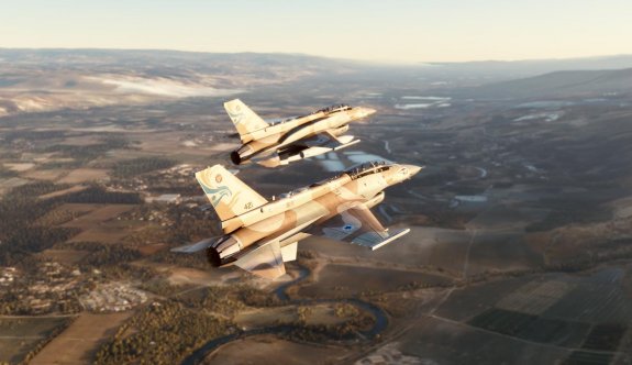İsrail savaş uçaklarından Lefkoşa semalarında alçak uçuş