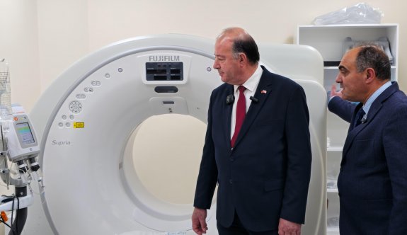 Gazimağusa Devlet Hastanesi'nde yeni tomografi cihazı hizmette