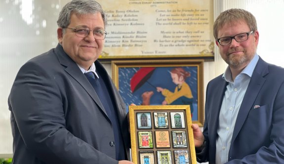 İsveç Büyükelçisi Kıbrıs Vakıflar İdaresi’ni ziyaret etti