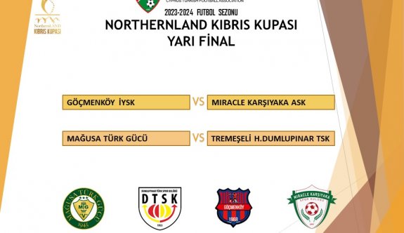 NorthernLAND Kıbrıs Kupası'nda yarı final eşleşmeleri belli oldu..!