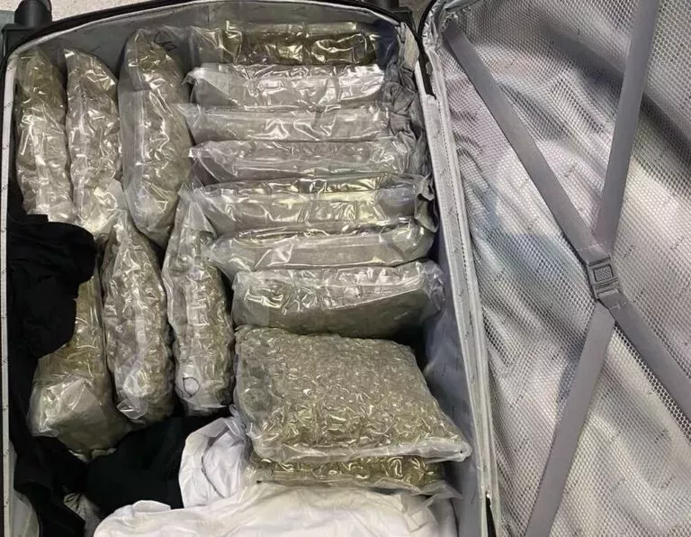 Sahipsiz valizde yaklaşık 17 kilo uyuşturucu