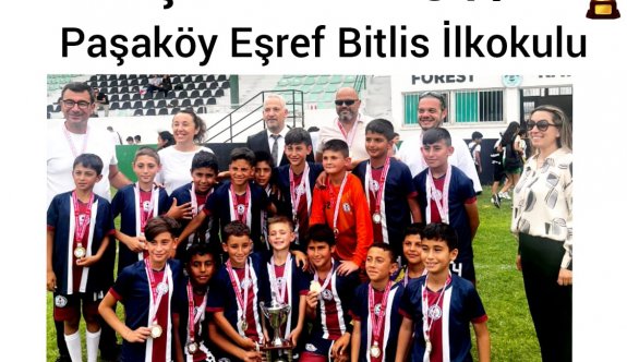 İlkokulların şampiyonu Paşaköy Eşref Bitlis İlkokulu
