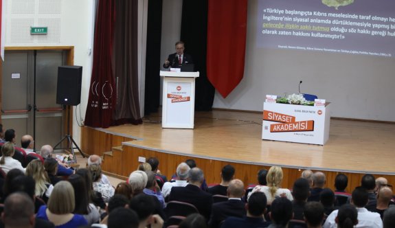 UBP Siyaset Akademisi 5. hafta derslerini Yaycı, Eraslan ve Karakartal verdi
