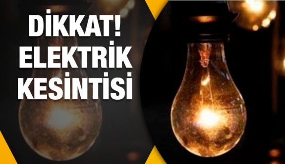 Girne'de birçok bölgeye elektrik verilemeyecek