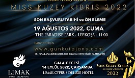 Miss Kuzey Kıbrıs’ın  ön elemesi 19 Ağustos'ta yapılıyor