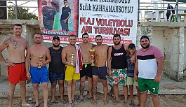 Kumyalı'da Plaj Voleybol Anı Turnuvası tamamlandı
