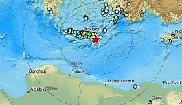 Girit adasının güneydoğusunda büyük deprem